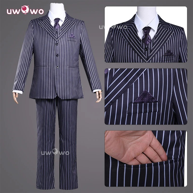

UWOWO Collab Series: Wednesdayy Season 2 Father Gomez Addams Halloween Cosplay Costume XS-3XL Halloween Costume