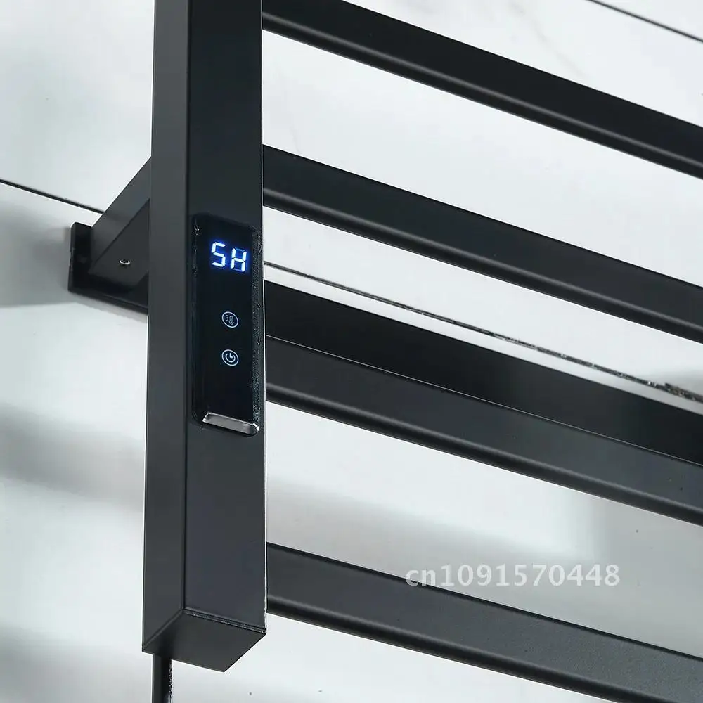 Bathroom Acessories Electric Towel Dryer Rack 115℉-155℉，45℃-70℃ 1-24H Smart Towel Dryer Warmer Bathroom Towel Rail