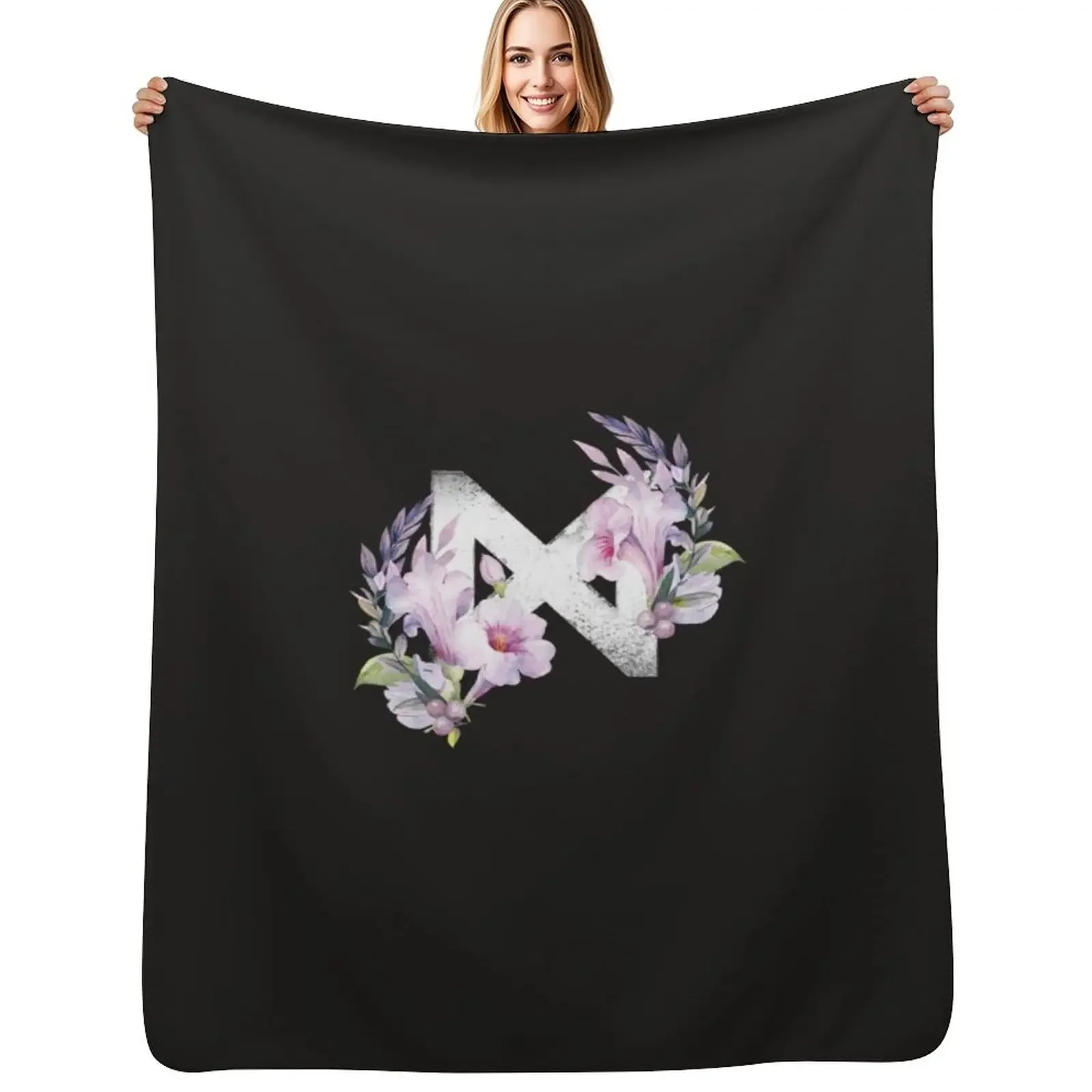 

Monsta X Flowers Classic Throw Blanket Soft Plaid bed plaid Baby Thins Blanket