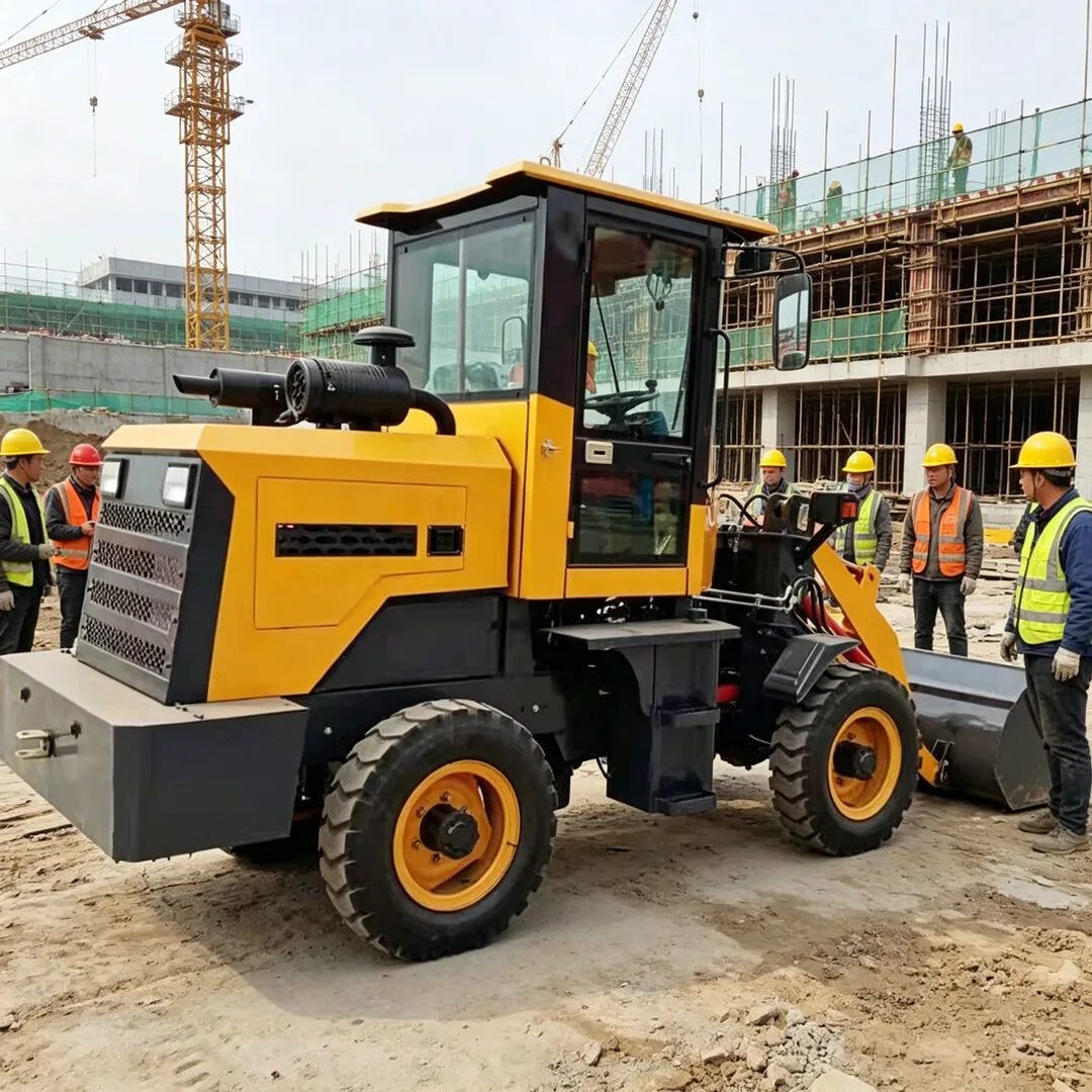 Customized Mini Micro Loader Ultra Compact Wheel Loader Small Front End Loader 250kg Capacity Hot Sale Factory Direct