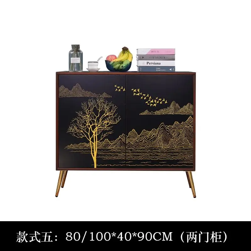 American light luxury shoe cabinet, door entrance cabinet, household foyer cabinet