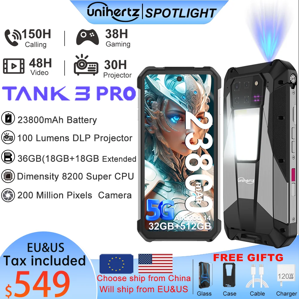 هاتف Unihertz Tank 3 Pro