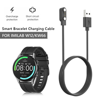 0.6/1M Charger Cable Replacement USB Magnetic Charging Cable Charger Adapter Charge Cord 5V 1A for IMILAB W12 IMISW12/KW66 SW022