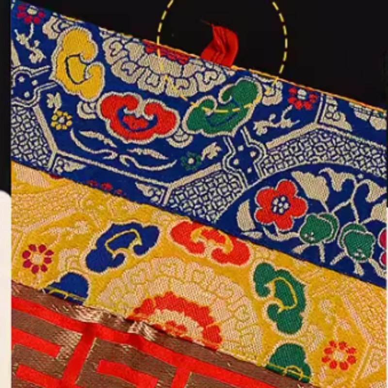 Handmade Embroidery Tablecloths Temples Buddhist Halls Homes Sacrificial Worshiping Buddha Decorative Tablecloths Door Curtain - view 5