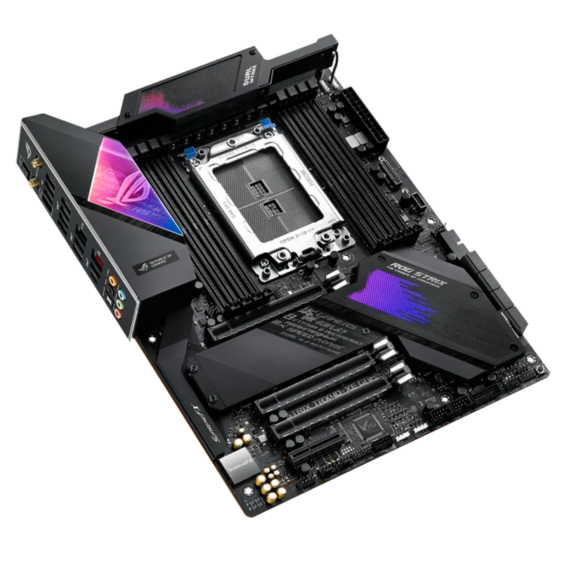 اللوحة الأم للألعاب لذاكرة ROG STRIX TRX40-XE ATX ضمان لمدة 3 سنوات 256 جيجابايت DDR4