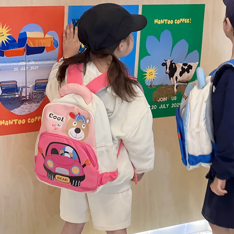 

Cartoon Car Backpack Kids Backpacks for Boy Cute Backpack Large Capacity School Bags Designer Bags Mochilas De Hombre Рюкзак Sac