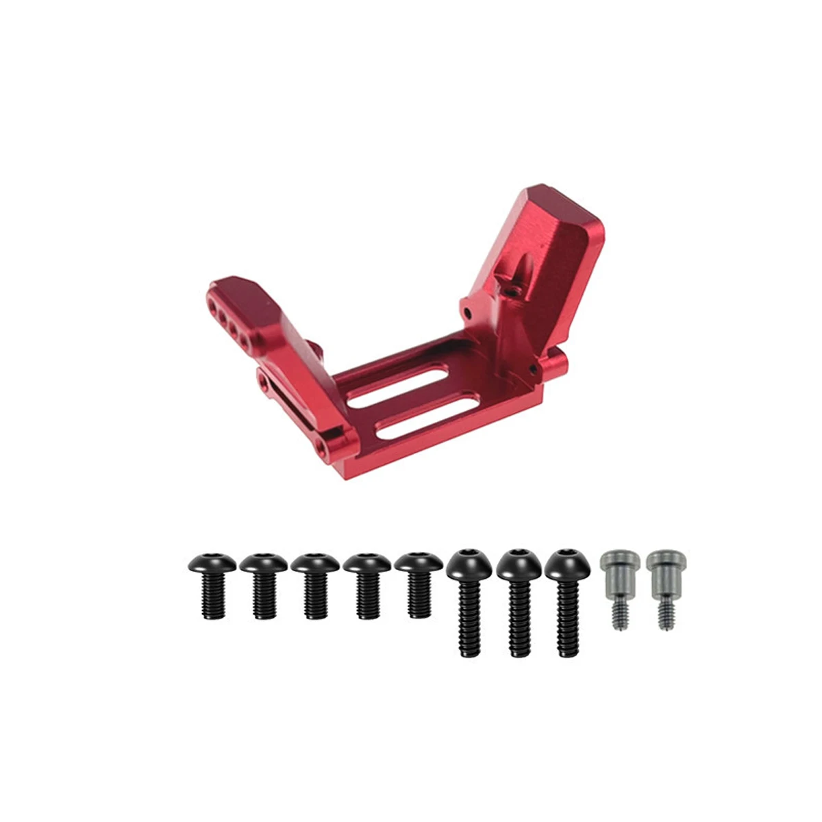 Parts for MJX 1/18 H18P Remote Control Car Rear Shock Bracket Receiver Compartment Metal Material Upgradeable and Modifiable