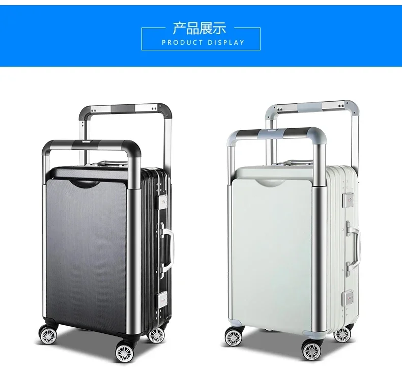 Best Selling Fashion Couple Hand Cart Suitcase Rolling Luggage Mara Student School Luggage Women's High Quality Travel Bag