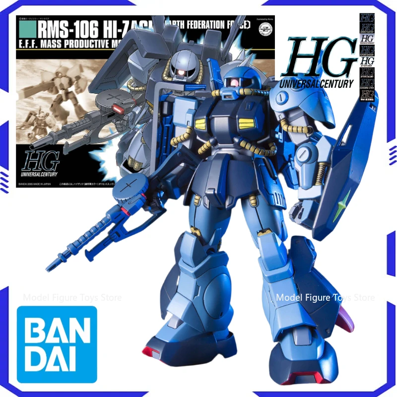

Bandai Original 1/144 HG- RMS-106 Hi-Zack Original model kit assembly model anime action character assembly model toy boy gift