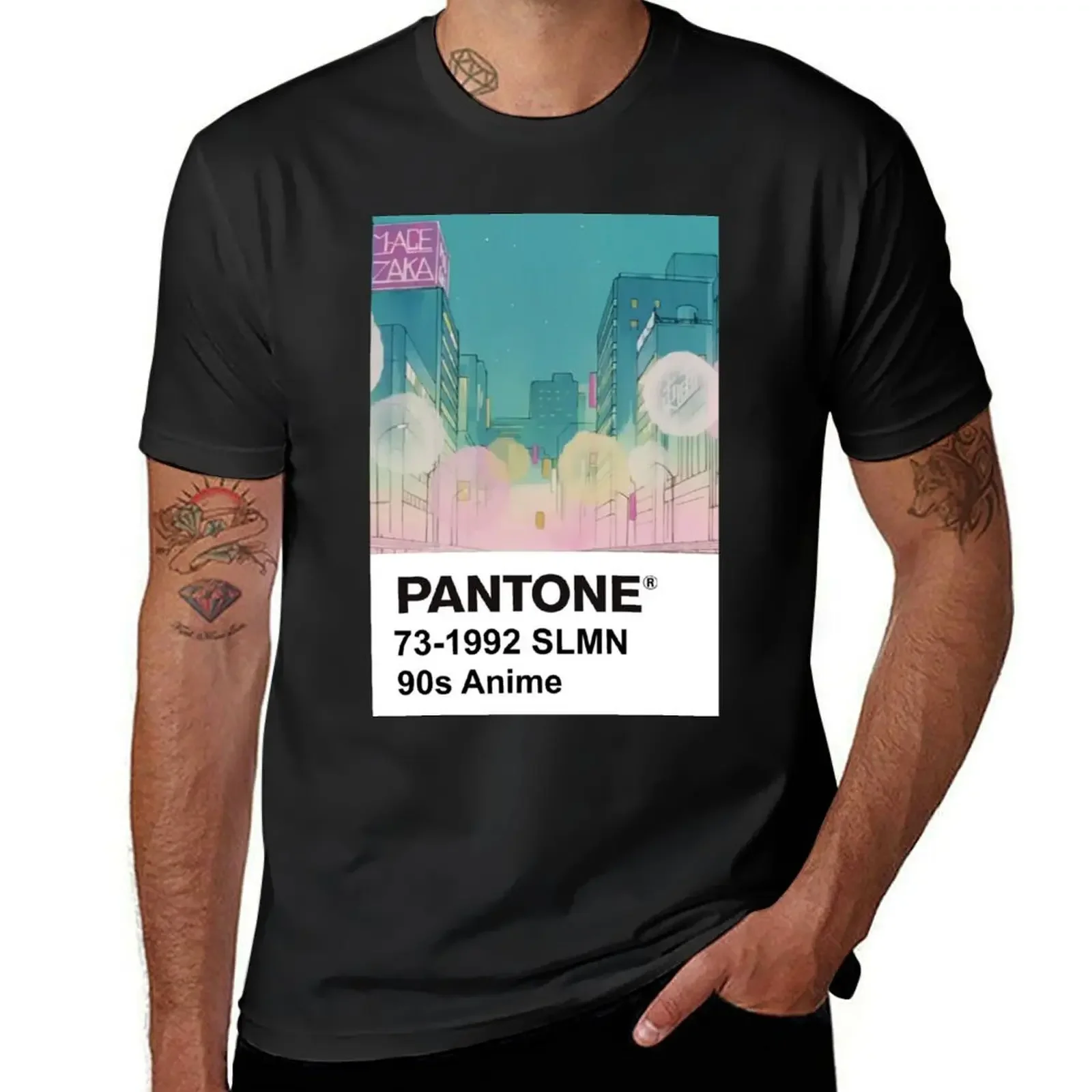 PANTONE 90s Anime (4) T-Shirt sweat vintage graphic tee cheap stuff mens tall t shirts