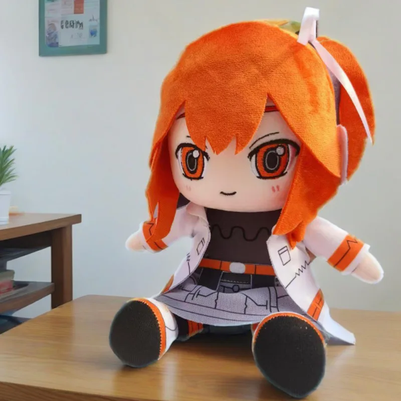 

Anime Singer Adachi Rei Plush Cartoon Orange Haired Robot Girl Stuffed Doll Cute 20cm Cotton Doll For Kid Birthday Gifts