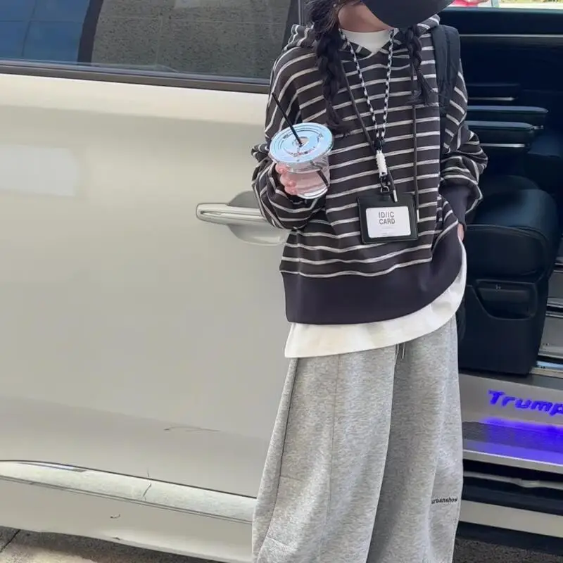 

Kawaii Girl Fashion Sweatshirt Sports Suit Student Spring and Autumn Cartoon Casual Tops Pants 3-Piece Set Children's Clothing