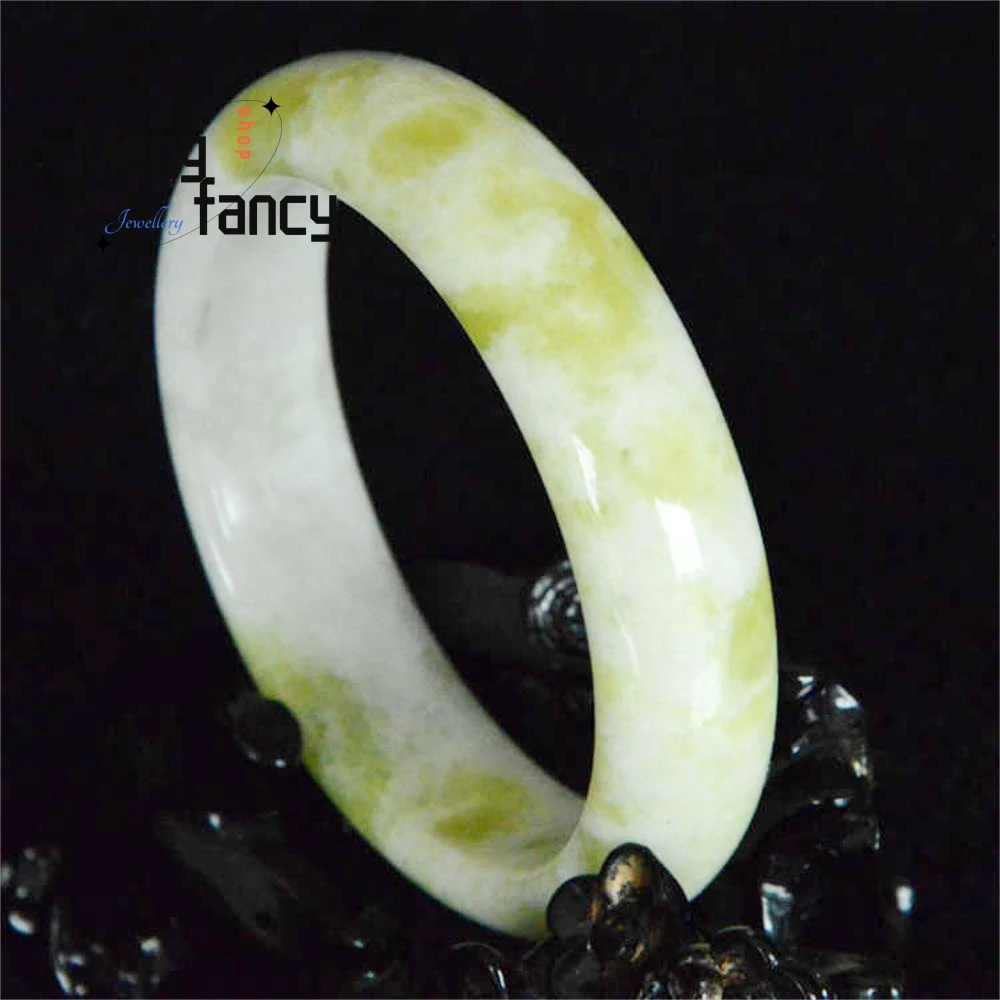 Natural Lantian Jade Floating Flower Bangle Simple Elegant Exquisite High-grade Luxury Quality Fashion Fine Jewelry Holiday Gift