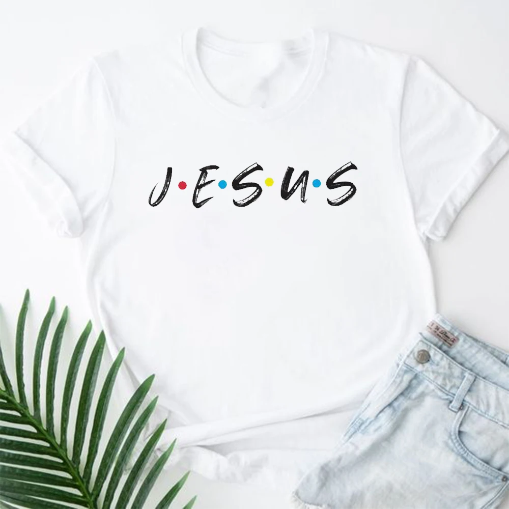 Jesus Changed My Life Women\'s Comfortable Casual T Shirts Short Sleeve Round Neck Summer Christian Faith T Shirts