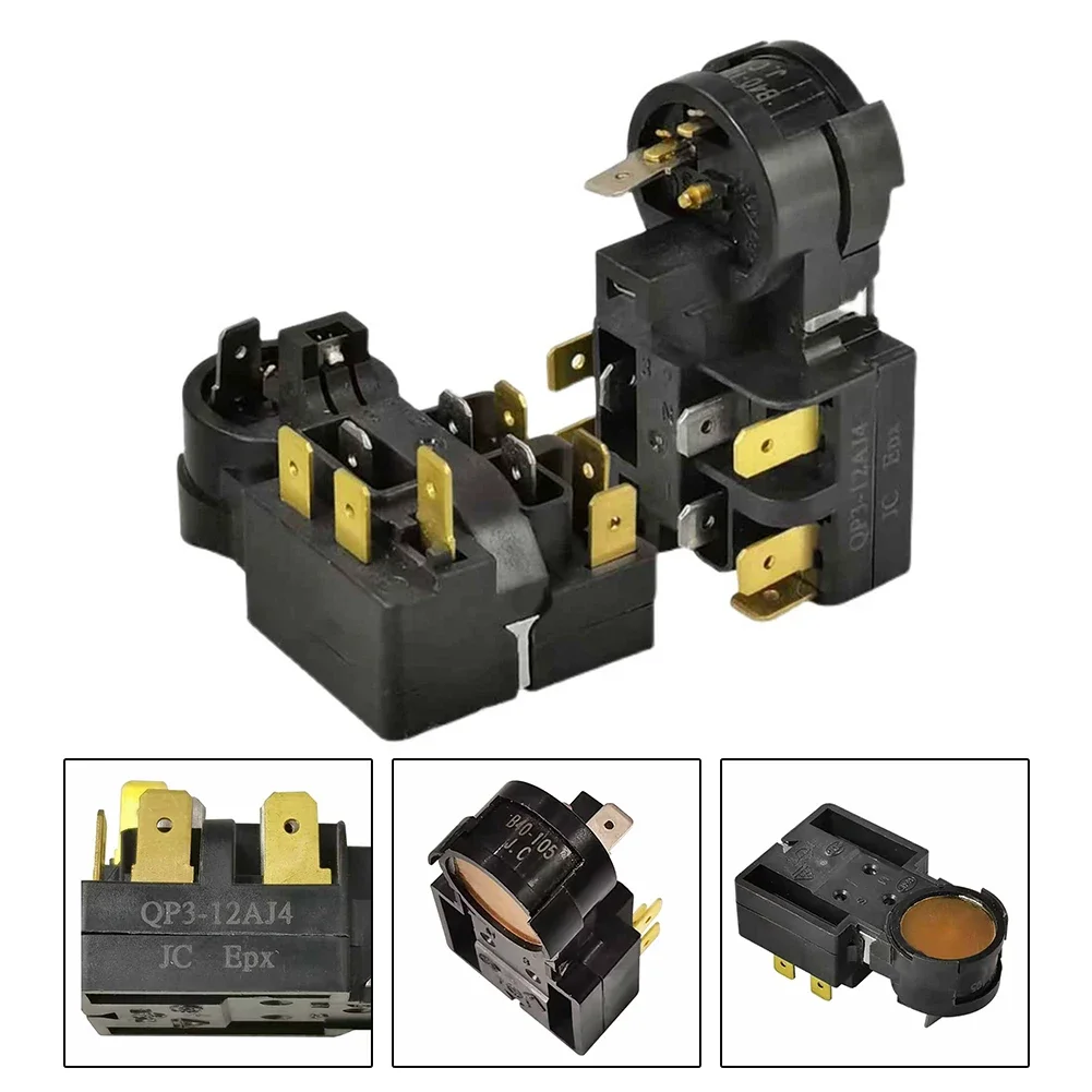 

Replacement Solution for Faulty For Haier Refrigerator Starter Compressor Start Relay & Overload Protector QP312A