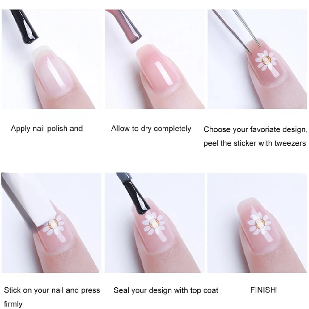 5D Pink Dessert Nail Art Stickers Sweet Cup Cake Candy Nail Decal Samoprzylepna naklejka na zdobienie paznokci Manicure Decorations