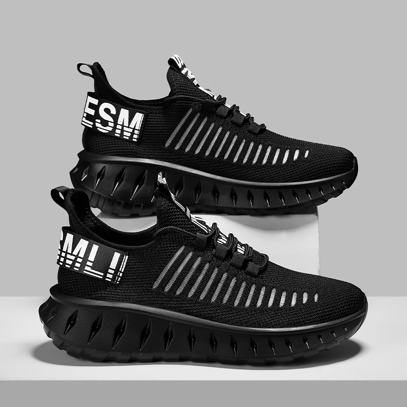 

Summer Men Sneakers Cushioned Breathable Running Shoes for Men Lightweight Mesh Outdoor Casual Shoes Leisure Male Tennis Shoes