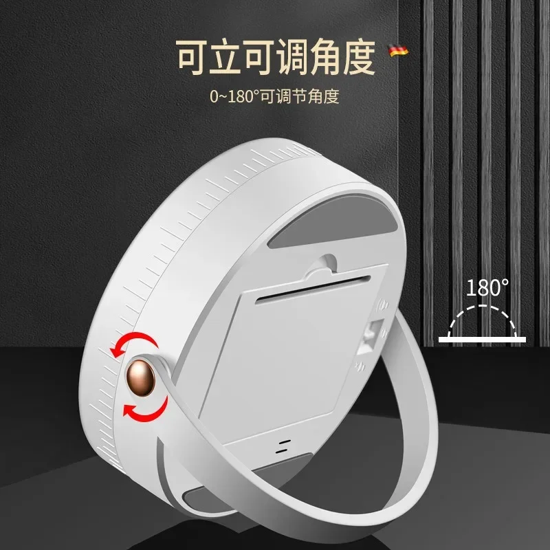 Simple Style Round Rotary Adjustable Digital Kitchen Timer Magnetic Mute LED Display Kitchen Timer for Cooking