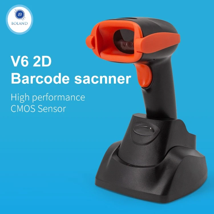 

Bluetooth Barcode Reader Wireless 2D Barcode Scanner QR Barcode Reader PDF417 Automatic Sensing for Pos Scanning
