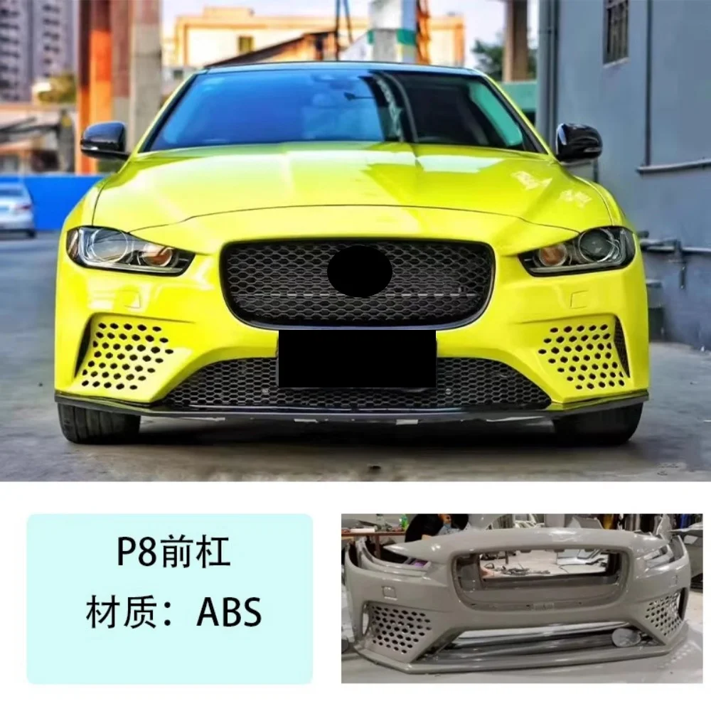 

Undercoat Front bumper Assembly for Jaguar XE modified P8 Style ABS Front Surround Body Kit Car Accessories