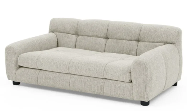 

Huxley 38" Linen Upholstered Dog Sofa for Medium & Large Dogs, Beige