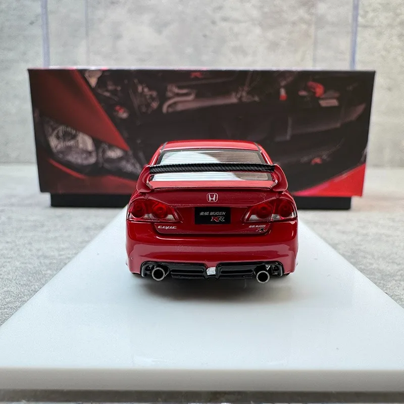 MH 1/64 Honda Civic (FD2) Mugen RR Metalowy Model Auta Zabawka Odlewany z Metalu Prezent