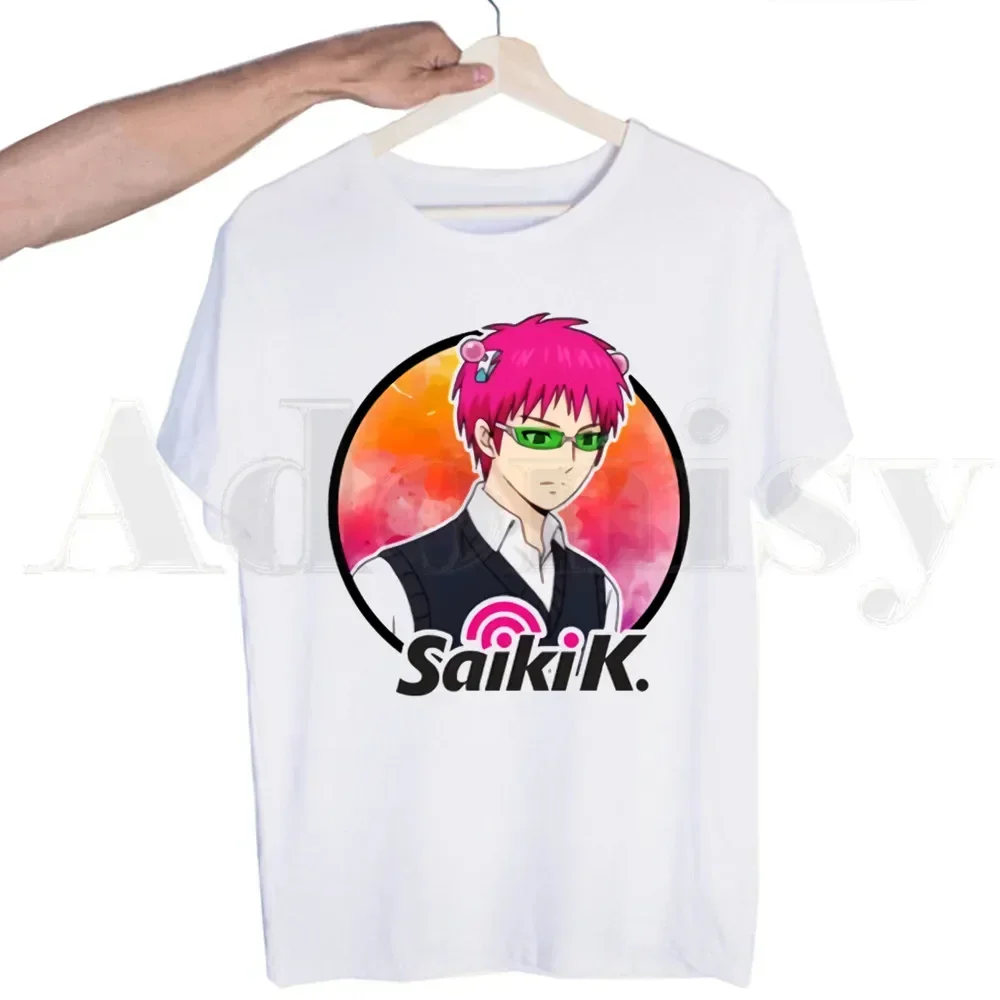 The Disastrous Life of Saiki K Funny Shun Kaidou Tshirts Men Fashion Summer T-shirts Tshirt Top Tees Streetwear Harajuku Funny