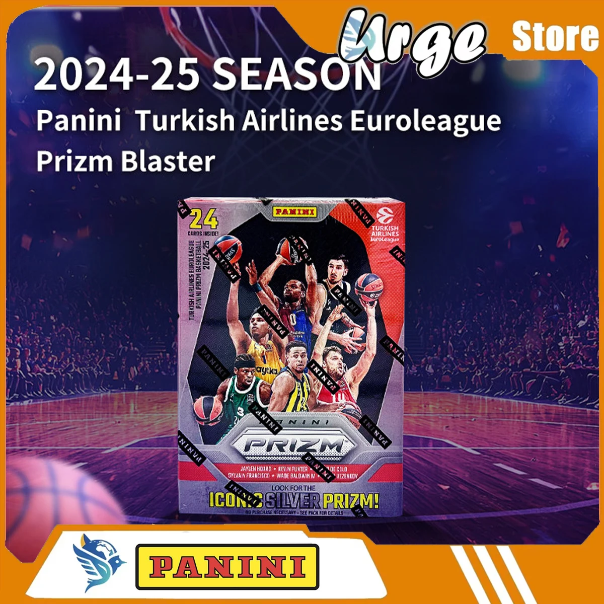 panini-2026-new-prizm-euroleague-baskeball-blaster-trading-card-official-collection-periphery-gift-surprise-like-rare-toy