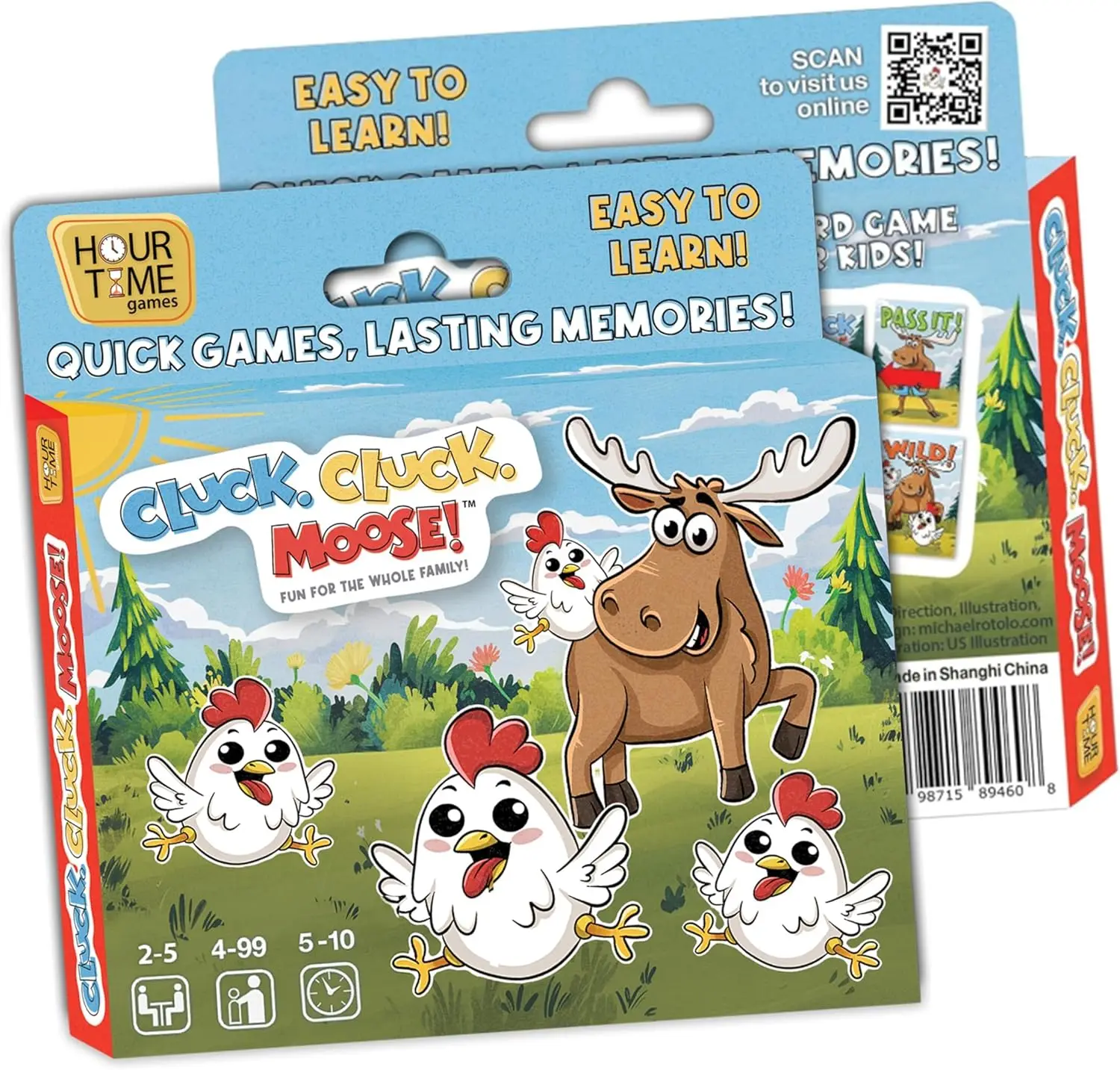 

Fun Animal-Themed Card Game for Family Nights, Perfect Gift for Ages 4+