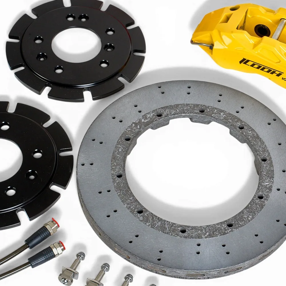 High Quality IC4S2 Carbon Ceramic Disc Front 355X28 4-piston brake caliper kit fits for BMW 2 Series Active Tourer Active Tourer - view 6