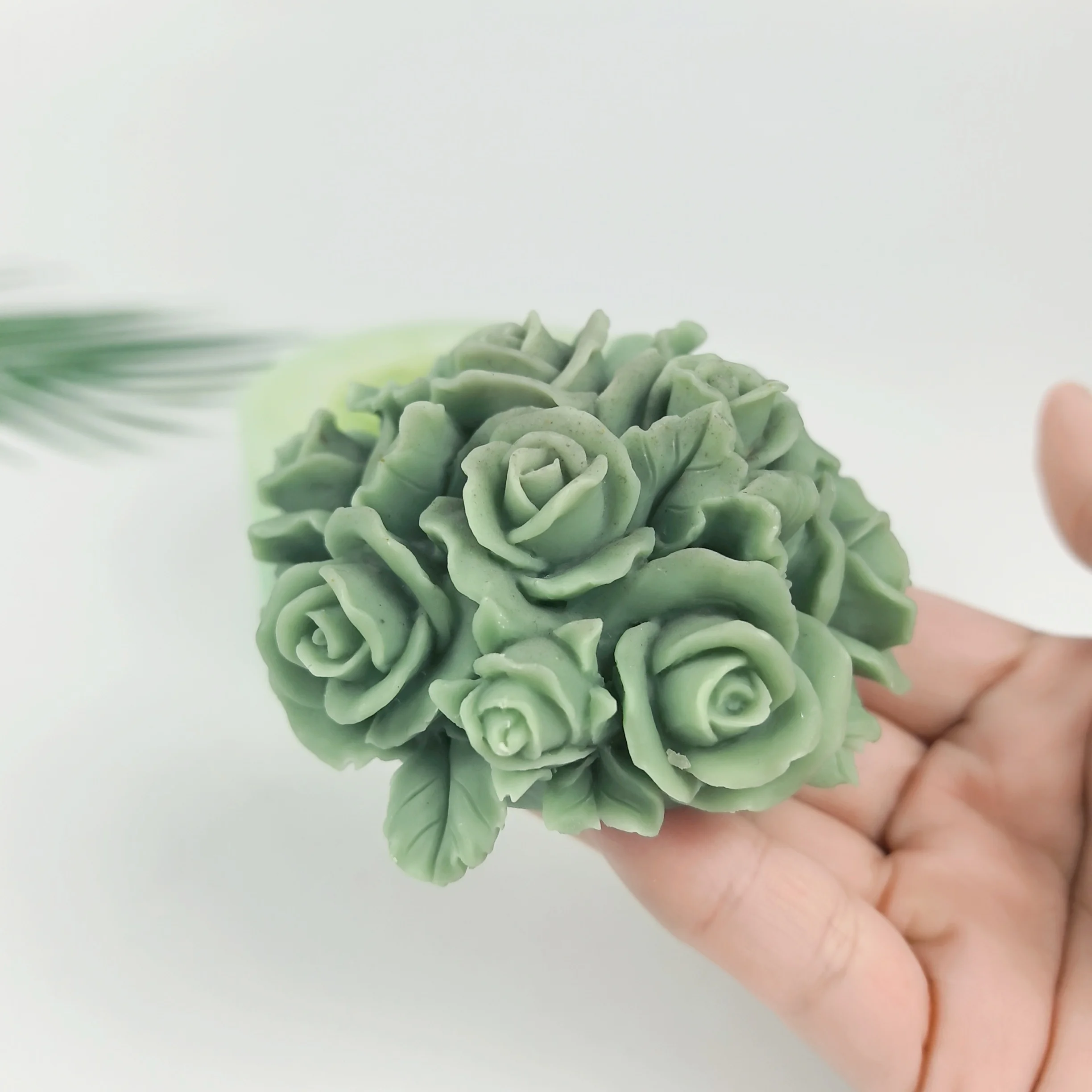 

3D Rose Flower Shape Silicone Mold Elegant Bloom Mold Cake Chocolate Candle Soap Mould DIY Aromatherarpy Household Craft Tools