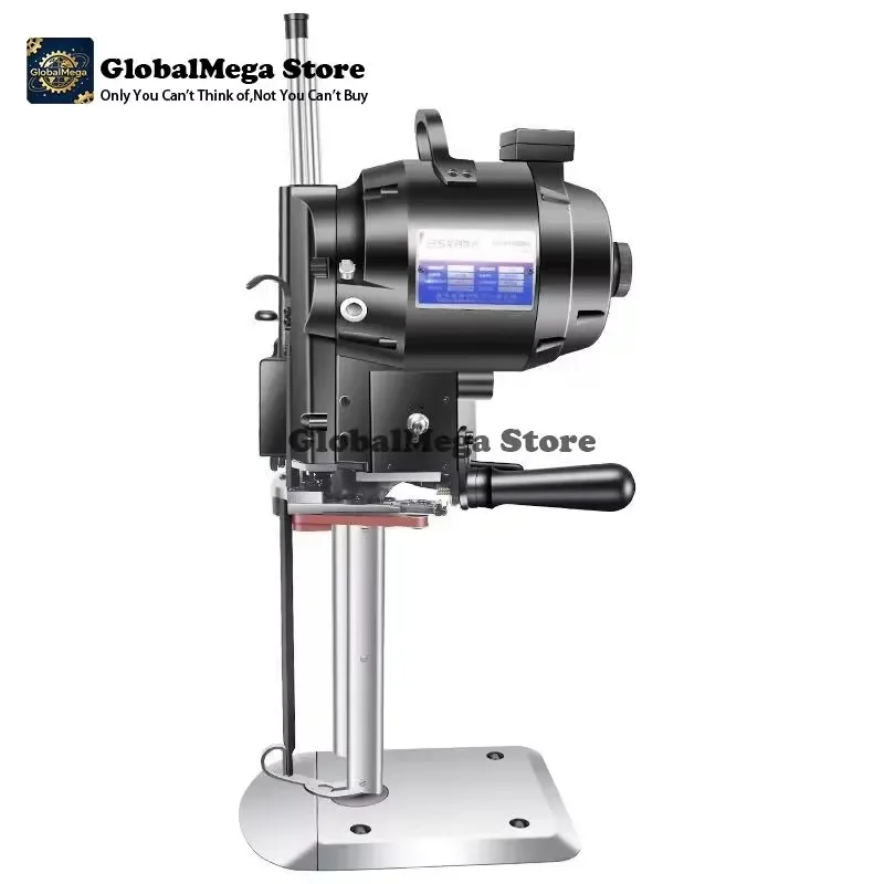2026 Latest Vertical Electric Cloth Cutting Machine 1100W Straight Knife for Leather Paper Fabric Garment Tailoring 220V