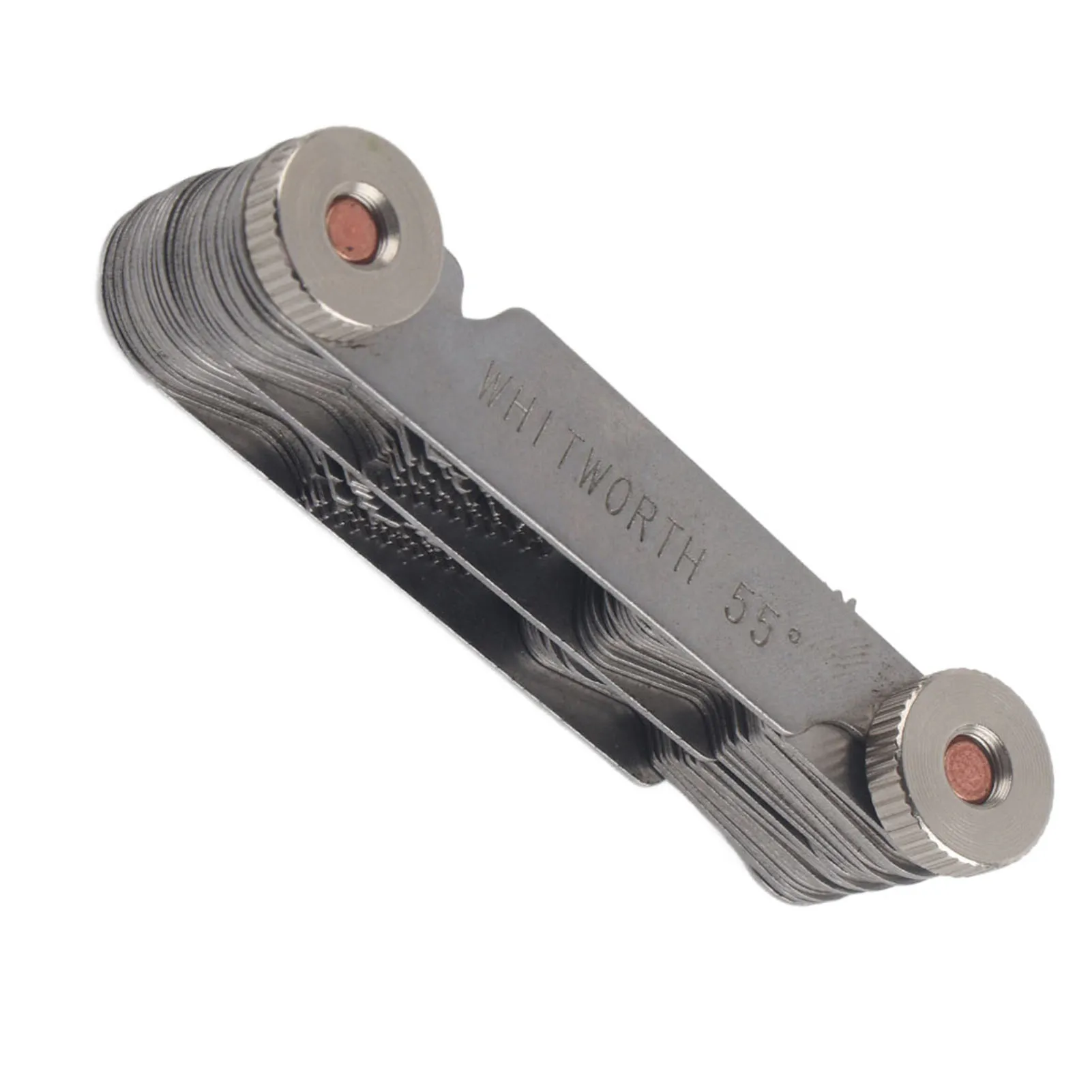 51/ Stainless Steel Thread Plug Gage 60 and 55 Degree Screw Pitch Measuring Tool Whitworth Screw Pitch Thread Plug Gage