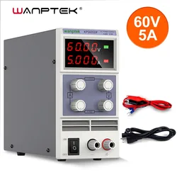 실험실 안정기 DC 전원 공급 장치, 60V 5A 전압 조정 스위칭 가변 벤치 소스 30V 10A wanptek DIY