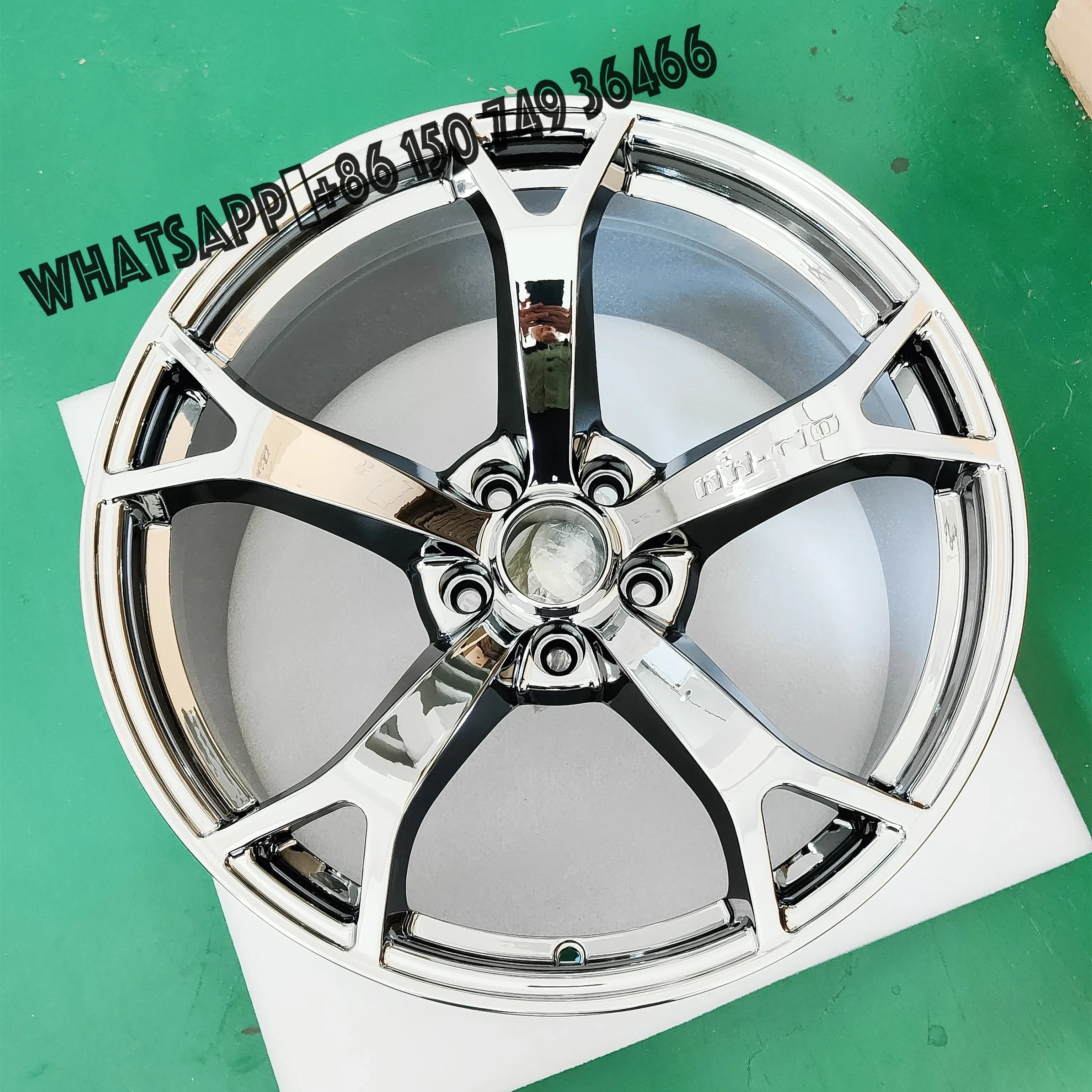 

Electroplating/chromium Plating Forged Wheels Aluminum for Nissan GTR 300z 350z Infiniti Q50 Q60 G35 G37 370z Nismo V1 Wheels