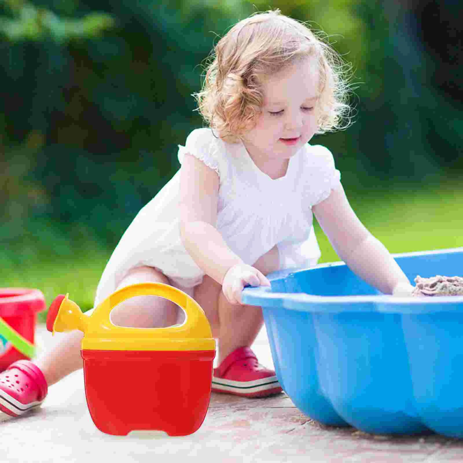 2 Pcs Outdoor Toys for Kids Watering Bottle Flower Cans Summer Lovely Bathing Baby