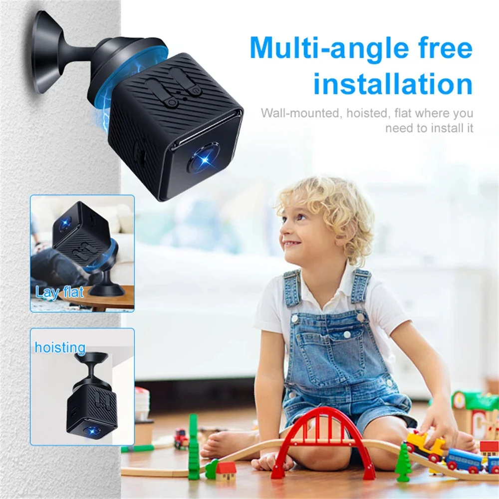 كاميرا فيديو صغيرة محمولة باليد X6D ، كاميرا منزلية لاسلكية ، كشف الحركة ، VCR ، رؤية ليلية ، DV الرياضية ،