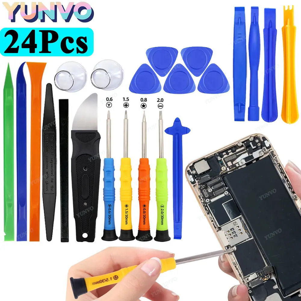 

Многофункциональный инструмент для разборки 24 в 1, мобильный телефон, iPad, ноутбук, отвертка, набор для обслуживания, инструменты для ремонта, набор для открывания рук