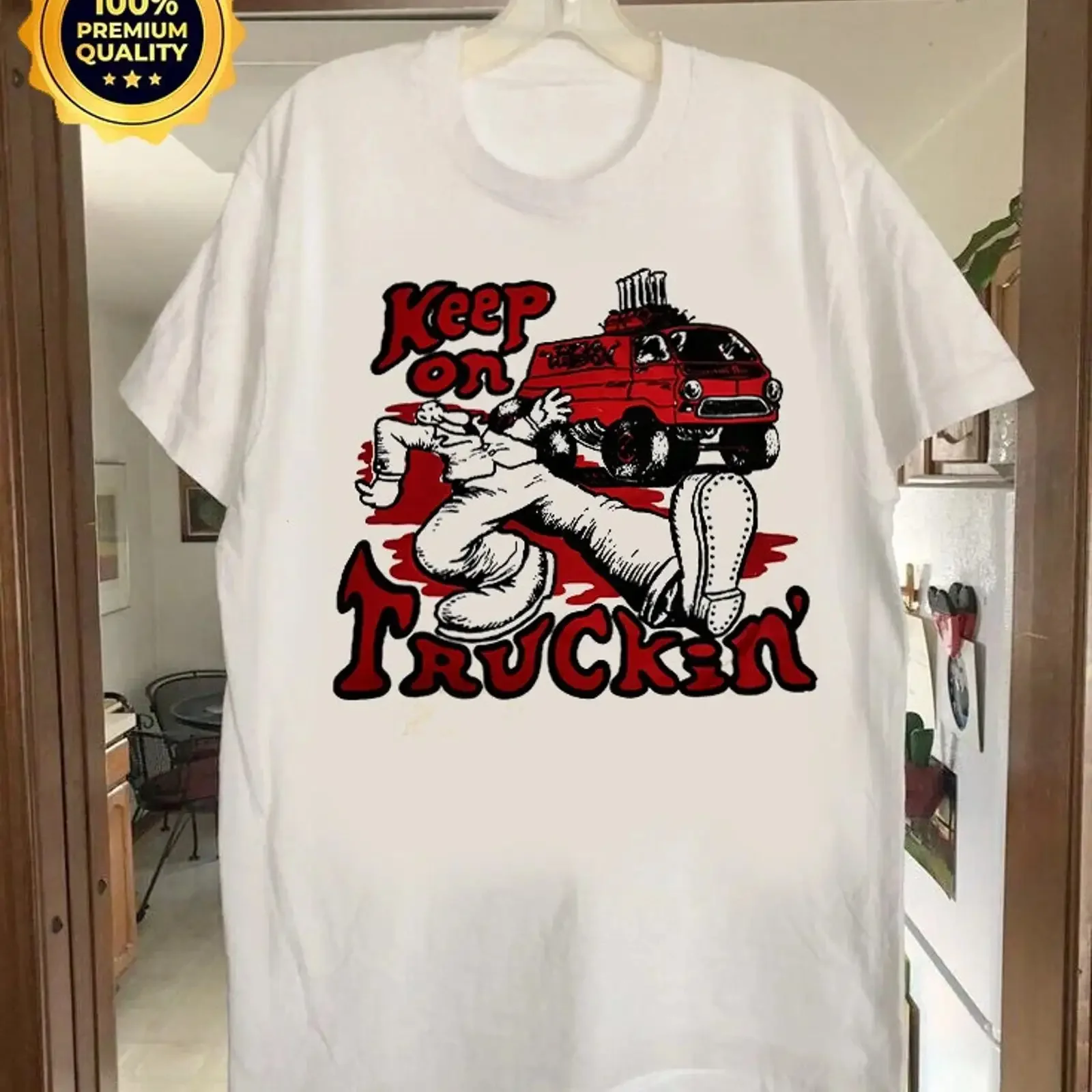 Vintage Keep on Truckin Robert Crumb T Shirt alle Größen S bis 5XL vintage Washed Casual Breathable streetwear Stretched Soft