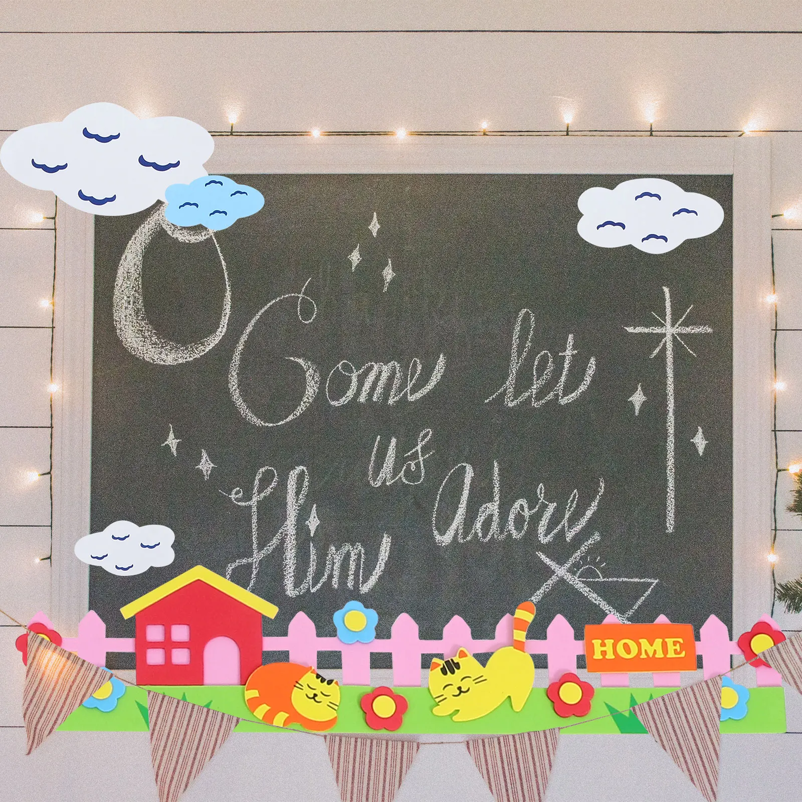 

1Set Delicate Bulletin Cutouts for School Classroom Decorations DIY Craft Projects Bulletin Board Cutouts Class Decor