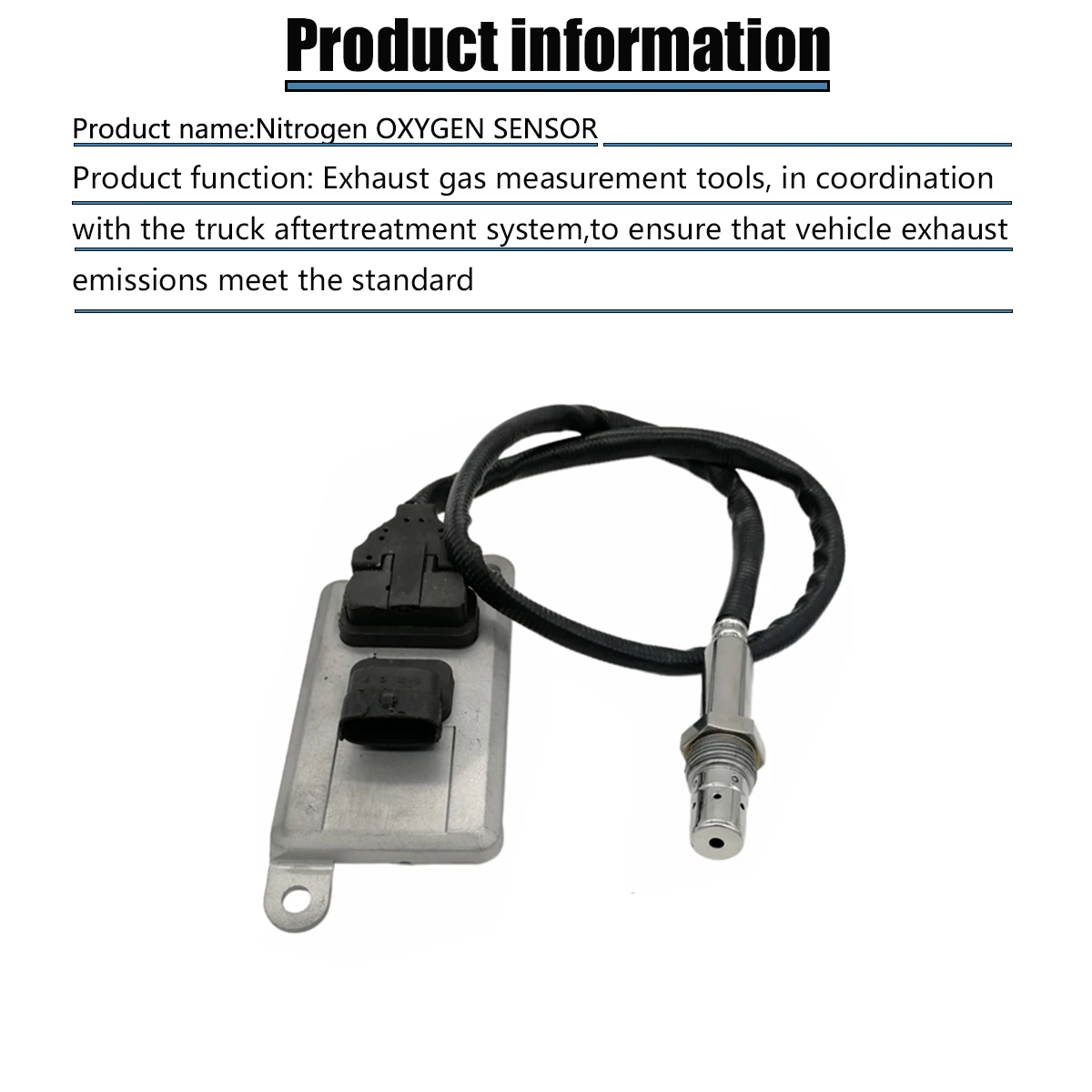 2894940 New Nitrogen Oxide Nox Sensor For Cummins A034X847 5WK96675A 5WK9 6675A