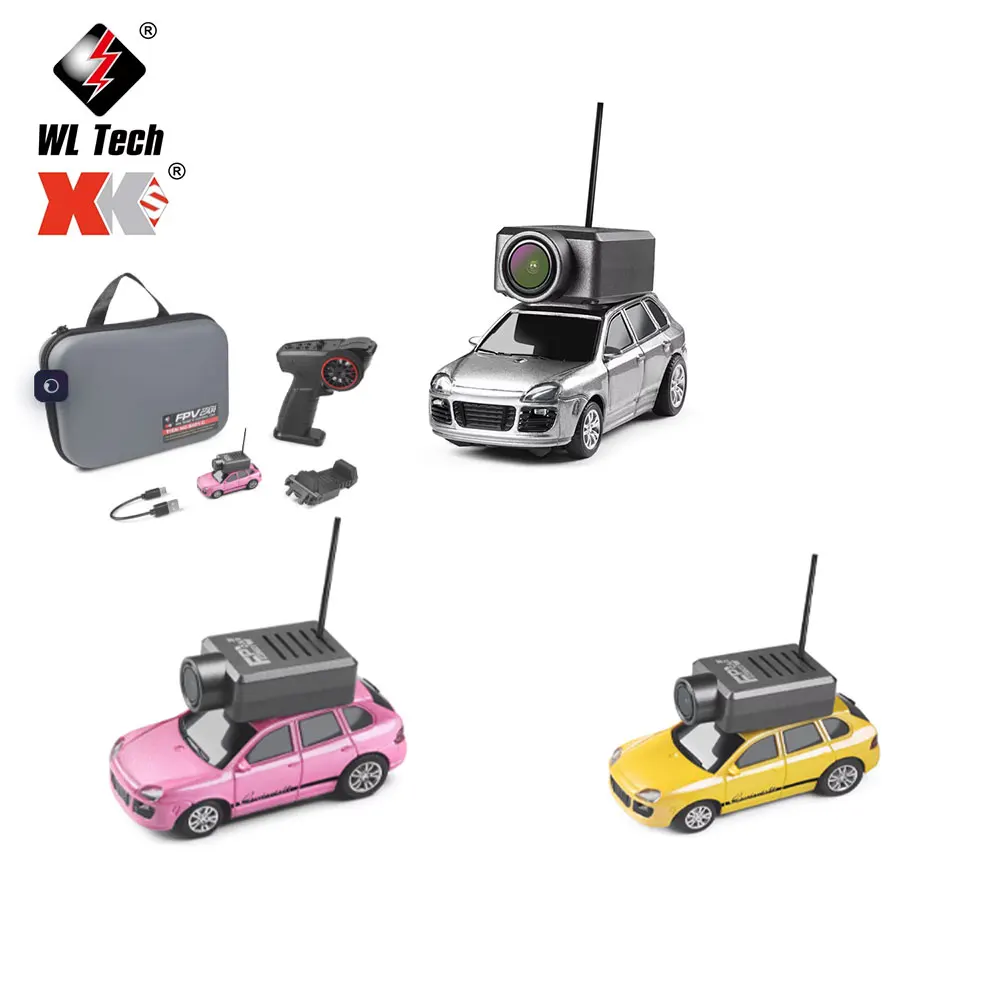 WLtoys 6401 1:64 Scale Mini FPV RC Car With 720P Camera Wifi APP Control 2.4G Remote Control First Person View Toy Gift For Kids