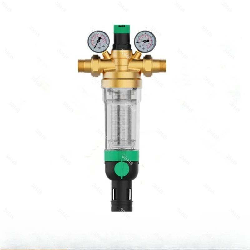 Supply pipeline pressure reducing valve security valve adjustable pressure reducing valve pre-filter water pressure regulating