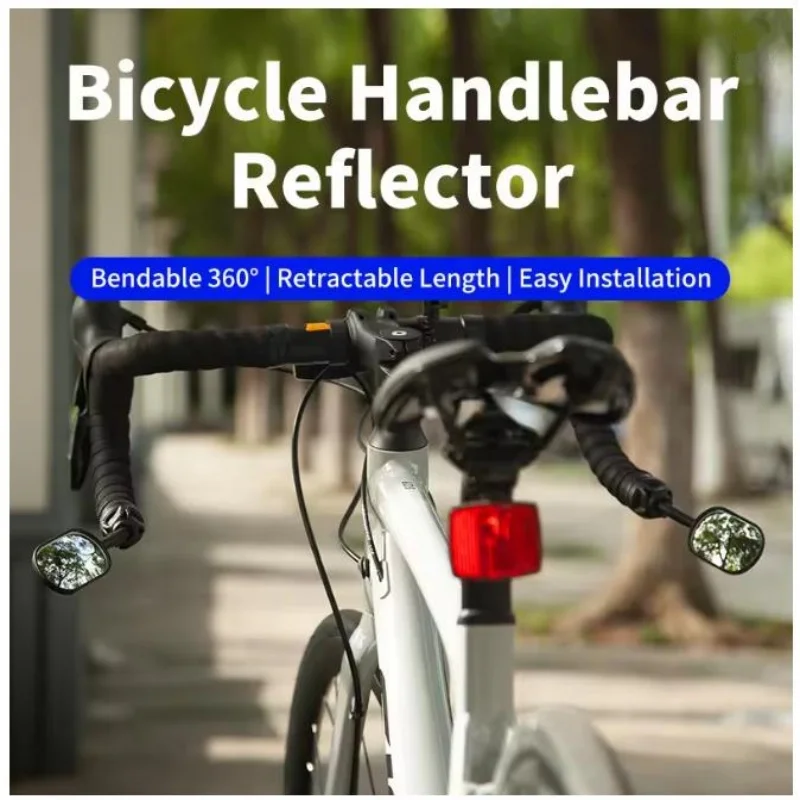 

ISURE MARINE Bicycle Rearview Mirror Road Bike Mountain Bike Adjustable Outdoor Cycling HD Reflective Mirror