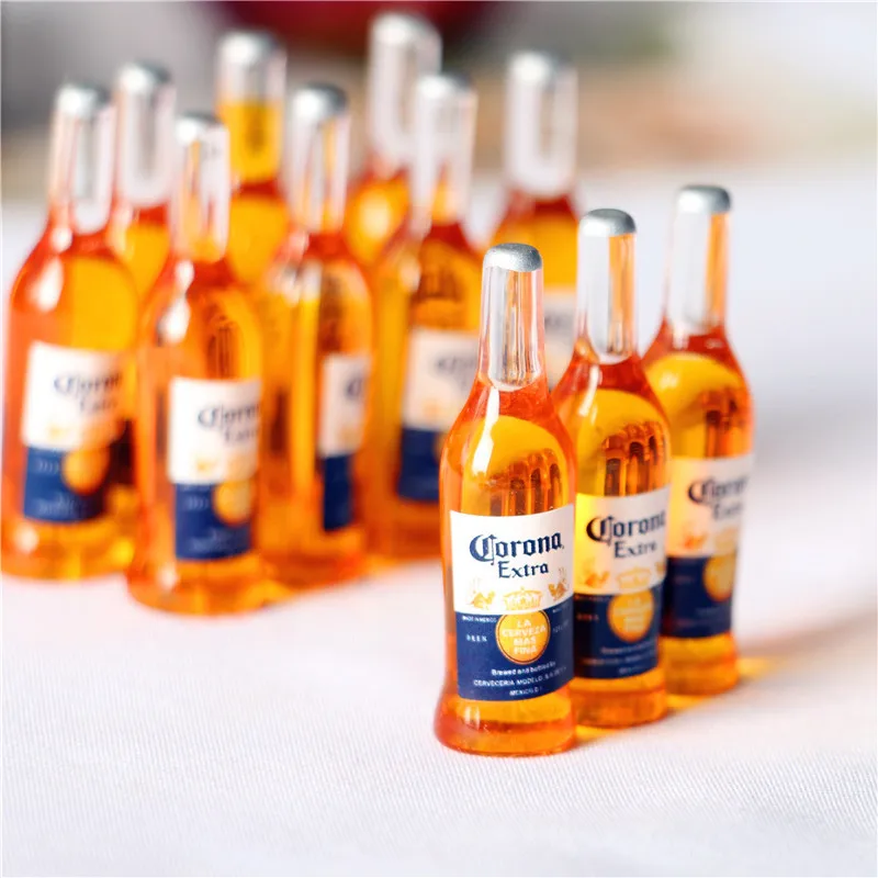 5Pcs Sake Beer Glass Figurine Micro Landscape Miniature Drink DIY Crafts Props Dollhouse Ornaments Home Decoration Accessories