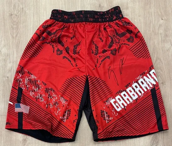 

НОВЫЕ ретро-шорты UFC с автографом Коди Гарбранда, модель Do Bronx, для мужчин и женщин, для ММА, для тренировок в октагональной клетке, увеличенного размера, для джиу-джитсу