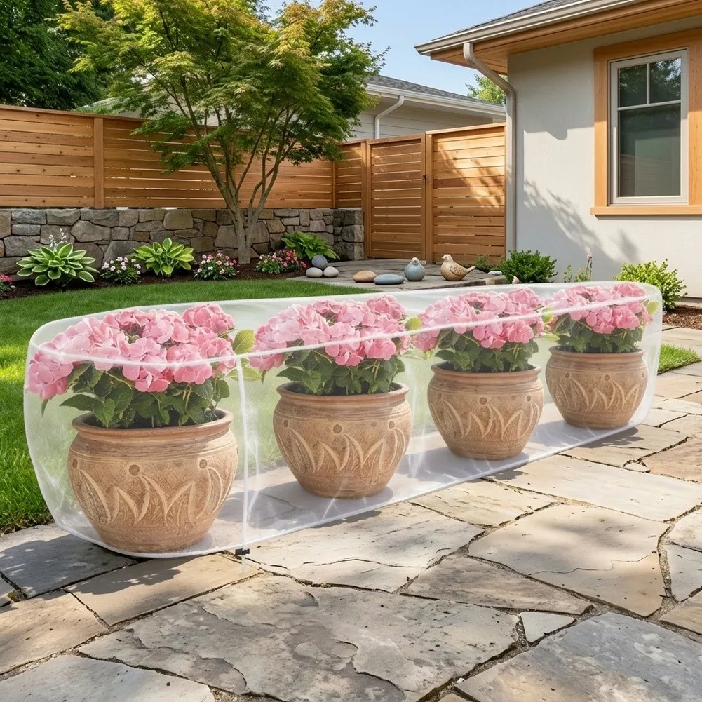 Raised Bed Garden Cover Netting with Drawstring for Pest Control 130 50 70cm Fine Mesh Vegetable Fruit For Protection