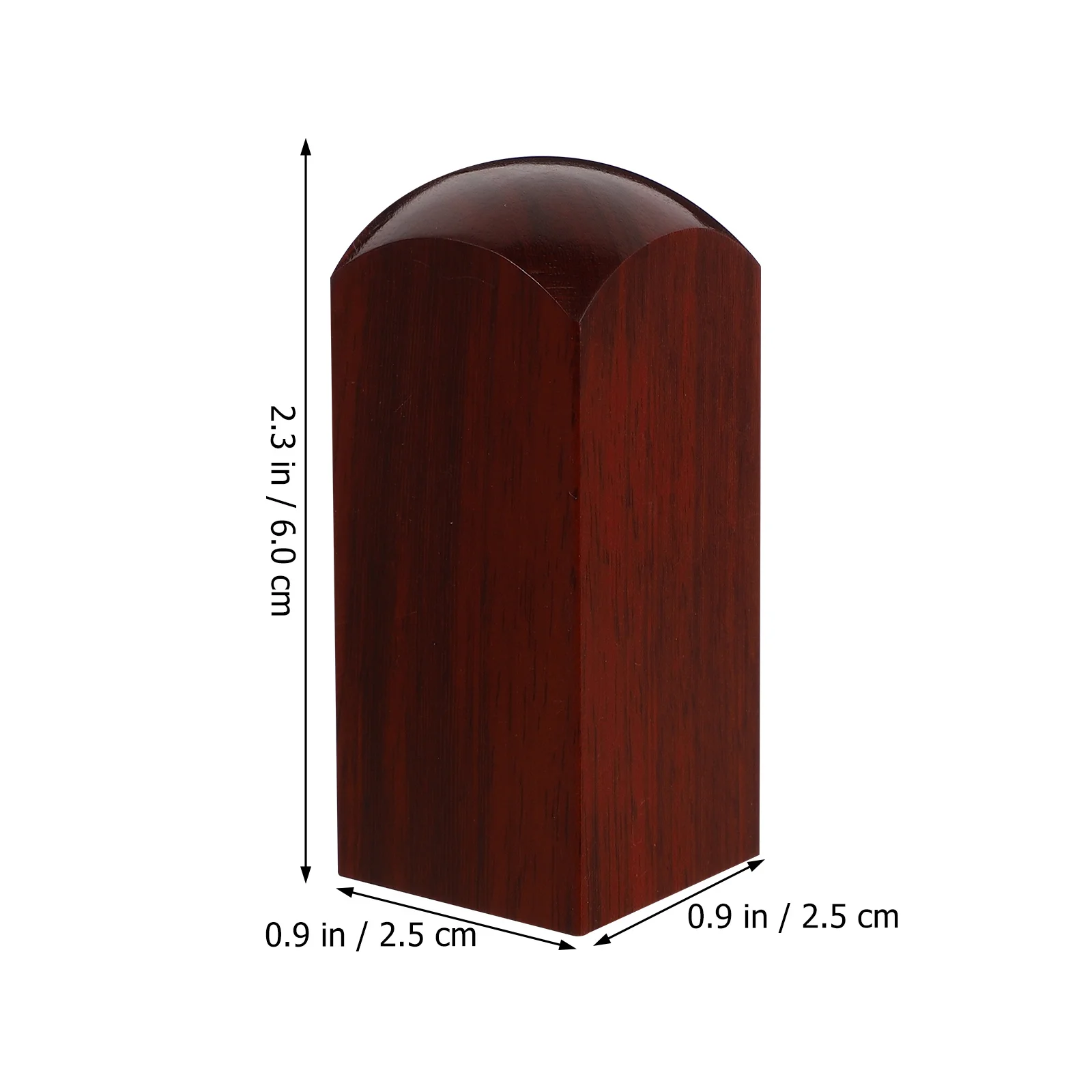 

2Pcs Durable Red Sandalwood Wooden Stamps Set Blank Square Block for DIY DIY Stamps Wooden Seal Block Stamp Sandalwood Stamp