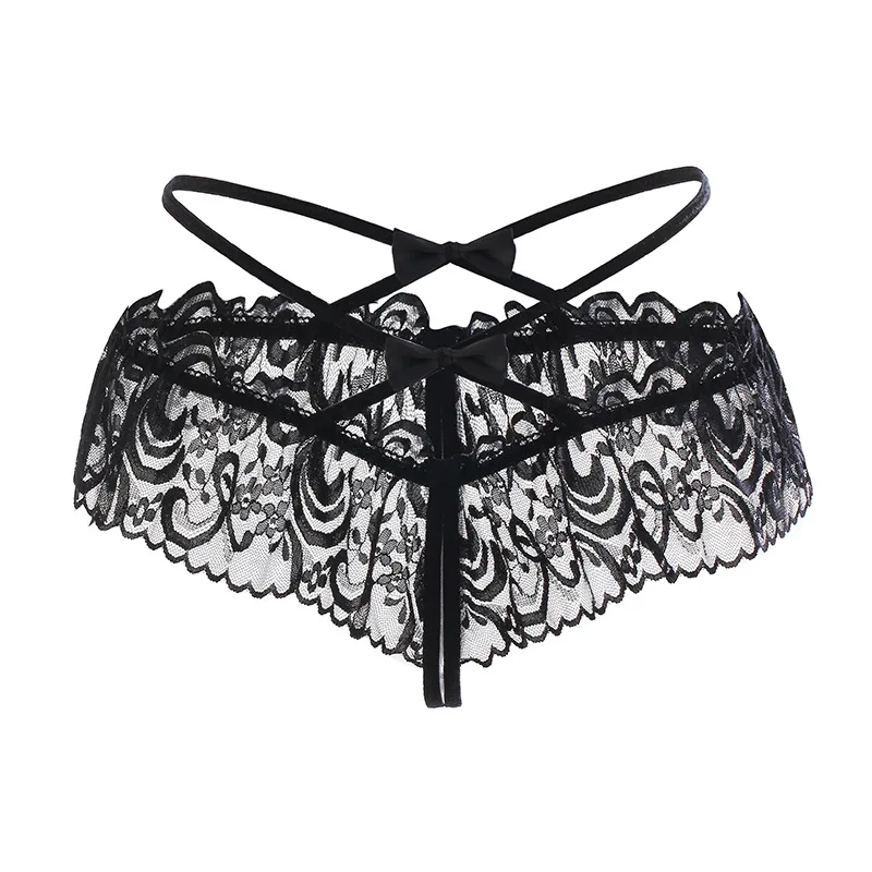 Sous-vêtements sexy, string ouvert à l\'entrejambe