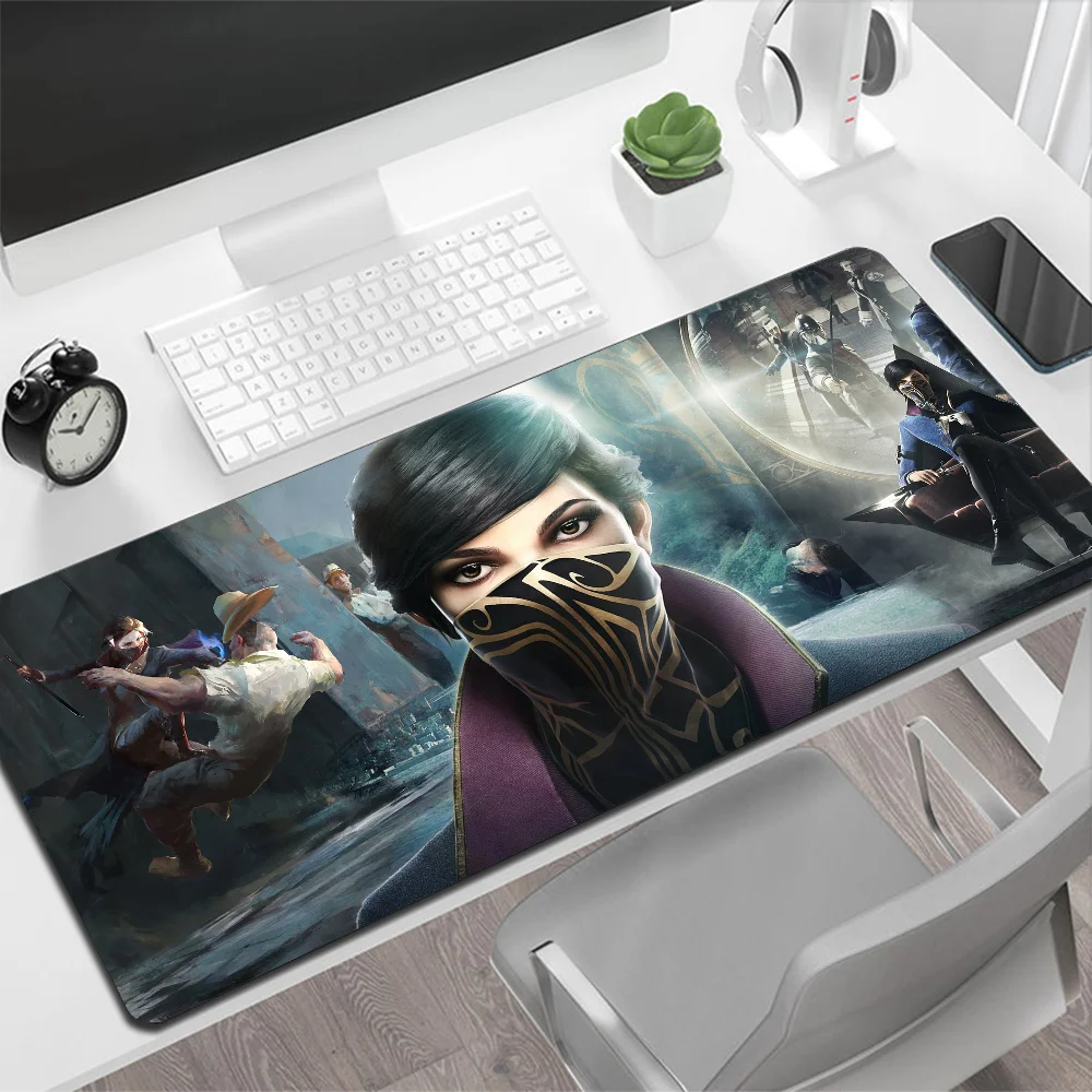 Dishonored 2 Large Mouse Pad Gaming Mouse Pad PC Gamer Computer Mouse Mat Big Mousepad XXL Carpet Keyboard Desk Mat Mause Pad